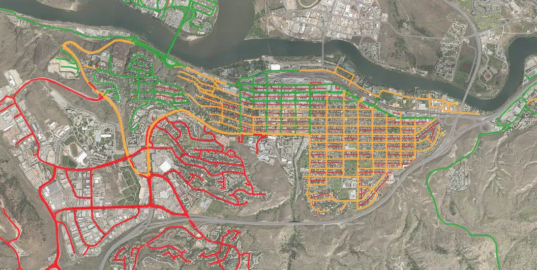 New map shows Kamloops residents how street sweeping is progressing