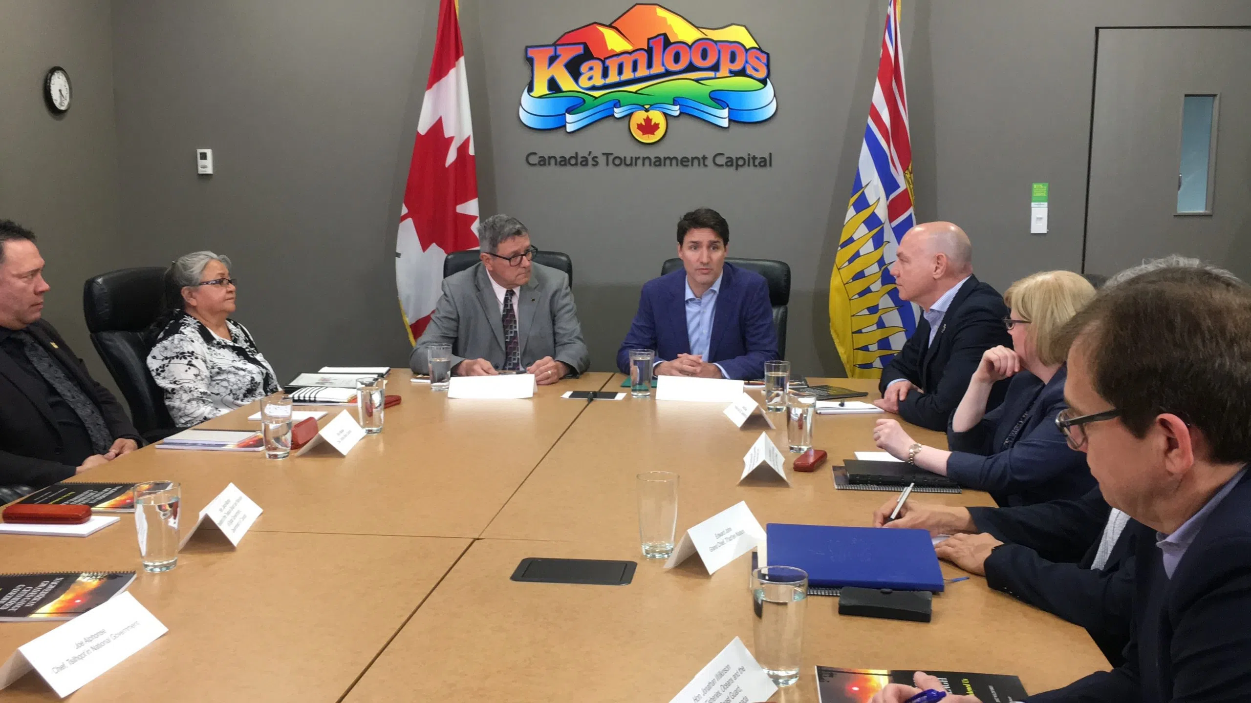 Prime Minister discusses wildfire threat in Kamloops 