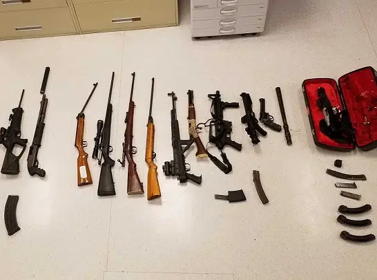 More than $300K in stolen goods seized from rural Shuswap property, including vehicles, automatic weapons and stolen timber