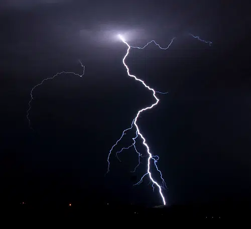 Environment Canada says There Were About 200 Lightning Strikes in Kamloops During Storm