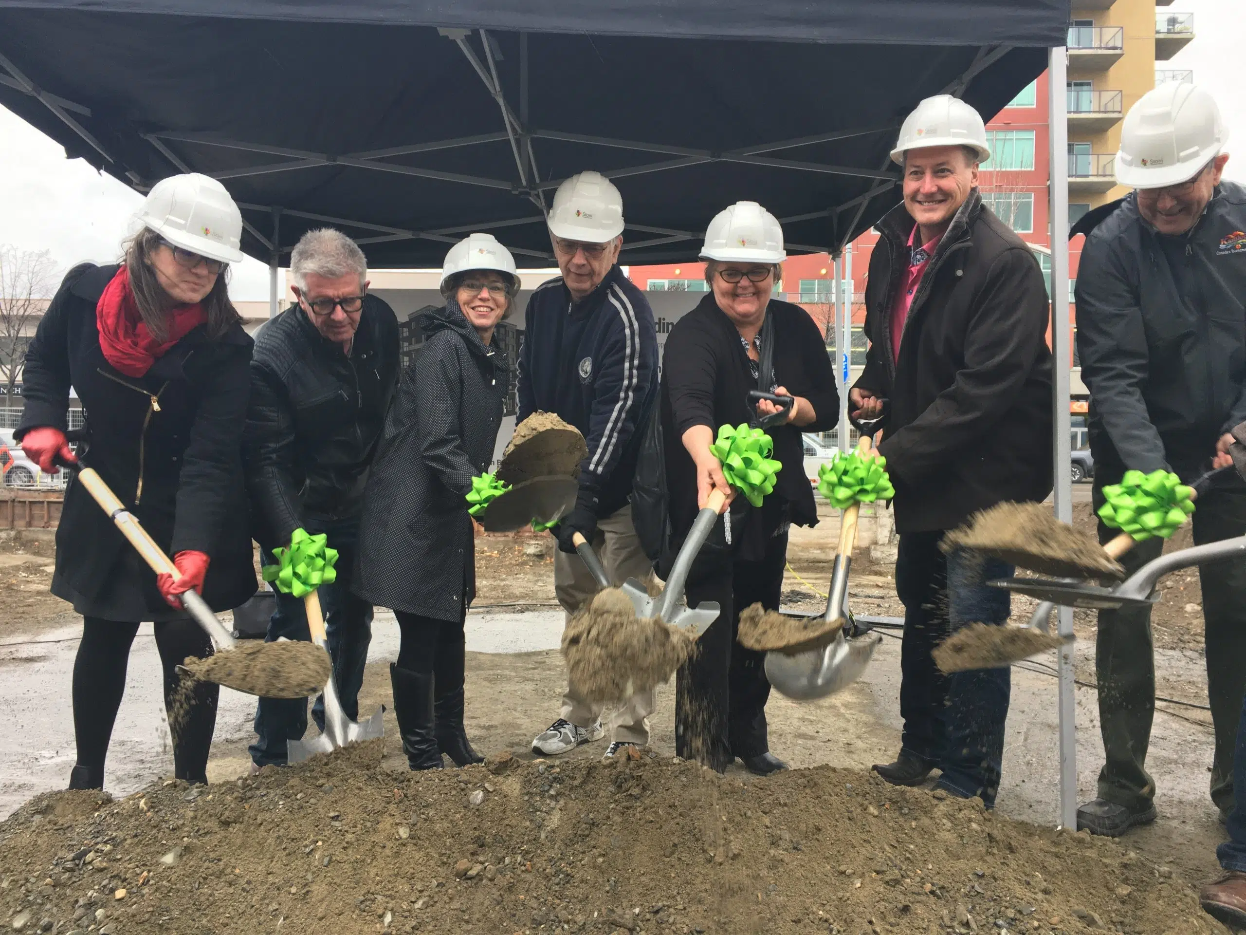 Updated - Ground has been broken on an affordable seniors housing project in downtown Kamloops