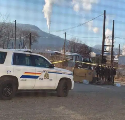 Police investigating suspicious death after body found behind dumpster on Kamloops' North Shore