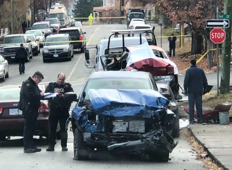 Update - Arrest made after two people killed in early morning crash in downtown Kamloops