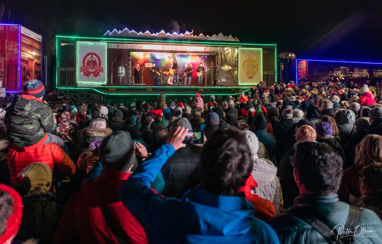 Updated - Record turnout at 2019 CP Holiday Train stop in Kamloops