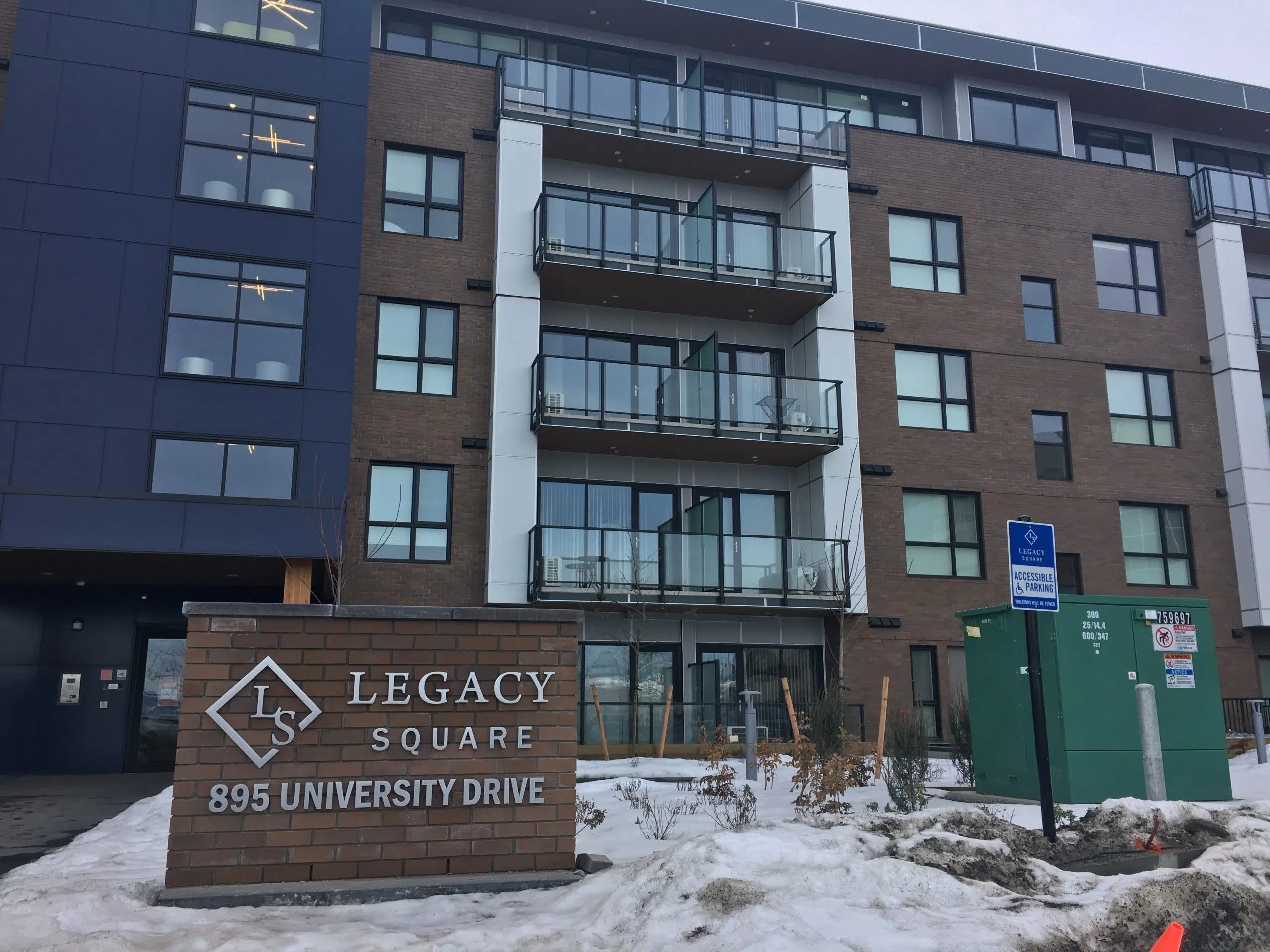 Occupants of new rental apartment on TRU campus near 50-50 split between students and non-students
