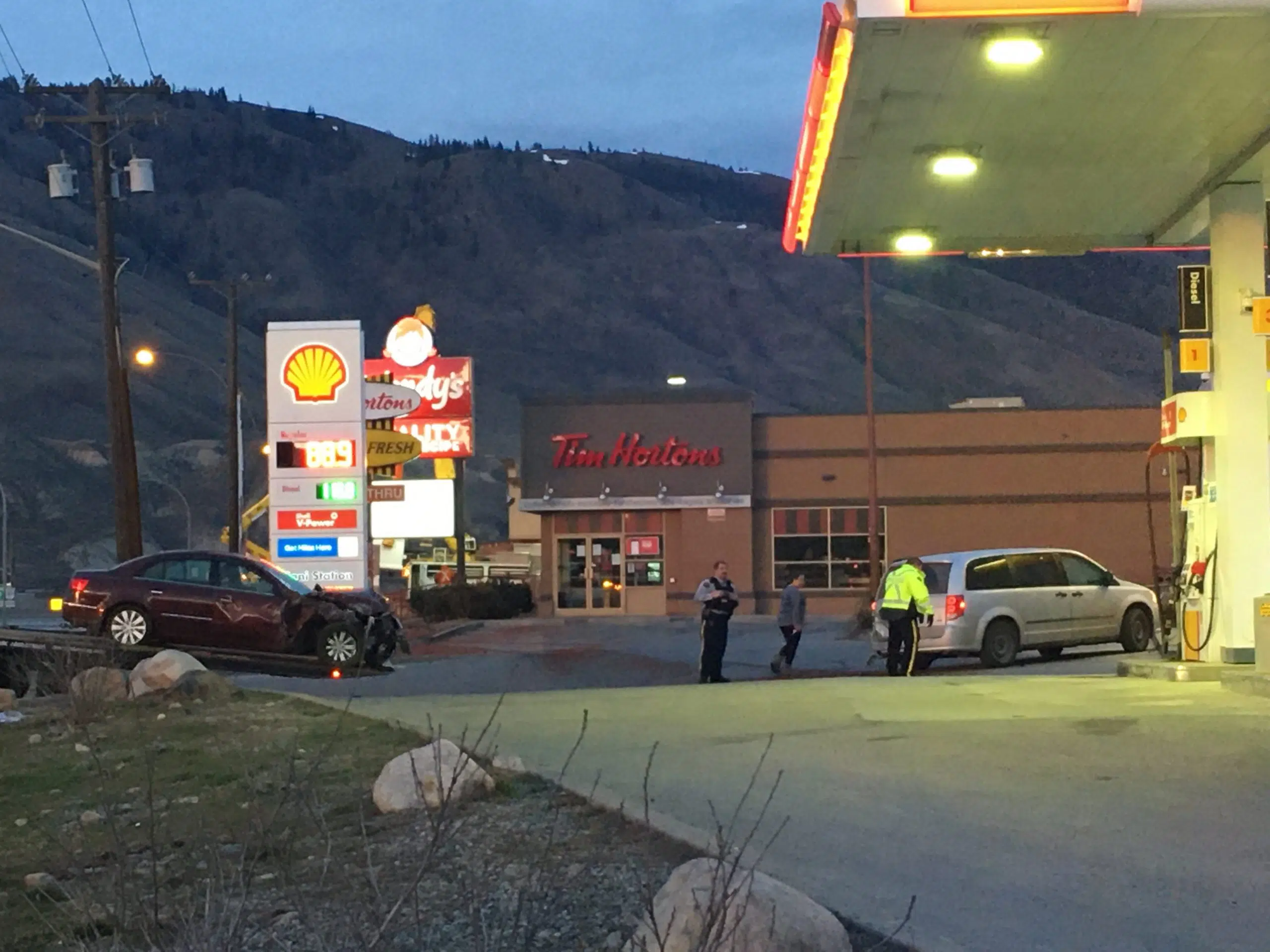 Driver killed after medical event behind the wheel, leading to crash at Shell gas station in Valleyview