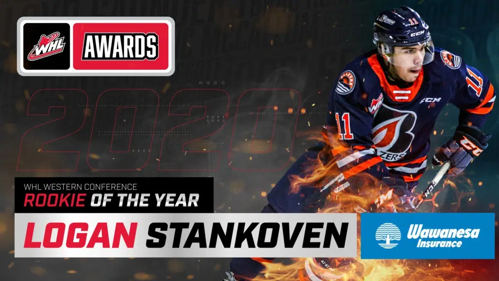 Logan Stankoven named WHL Western Conference Rookie of the Year