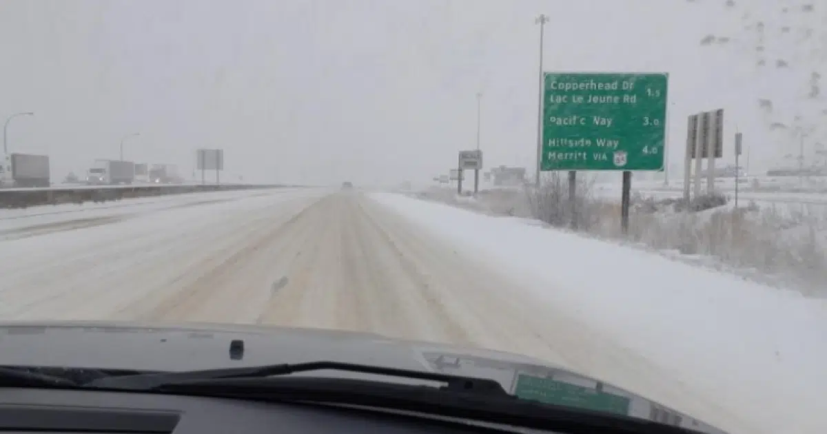BCAA reminds drivers to plan ahead as Kamloops drivers face snowy, icy