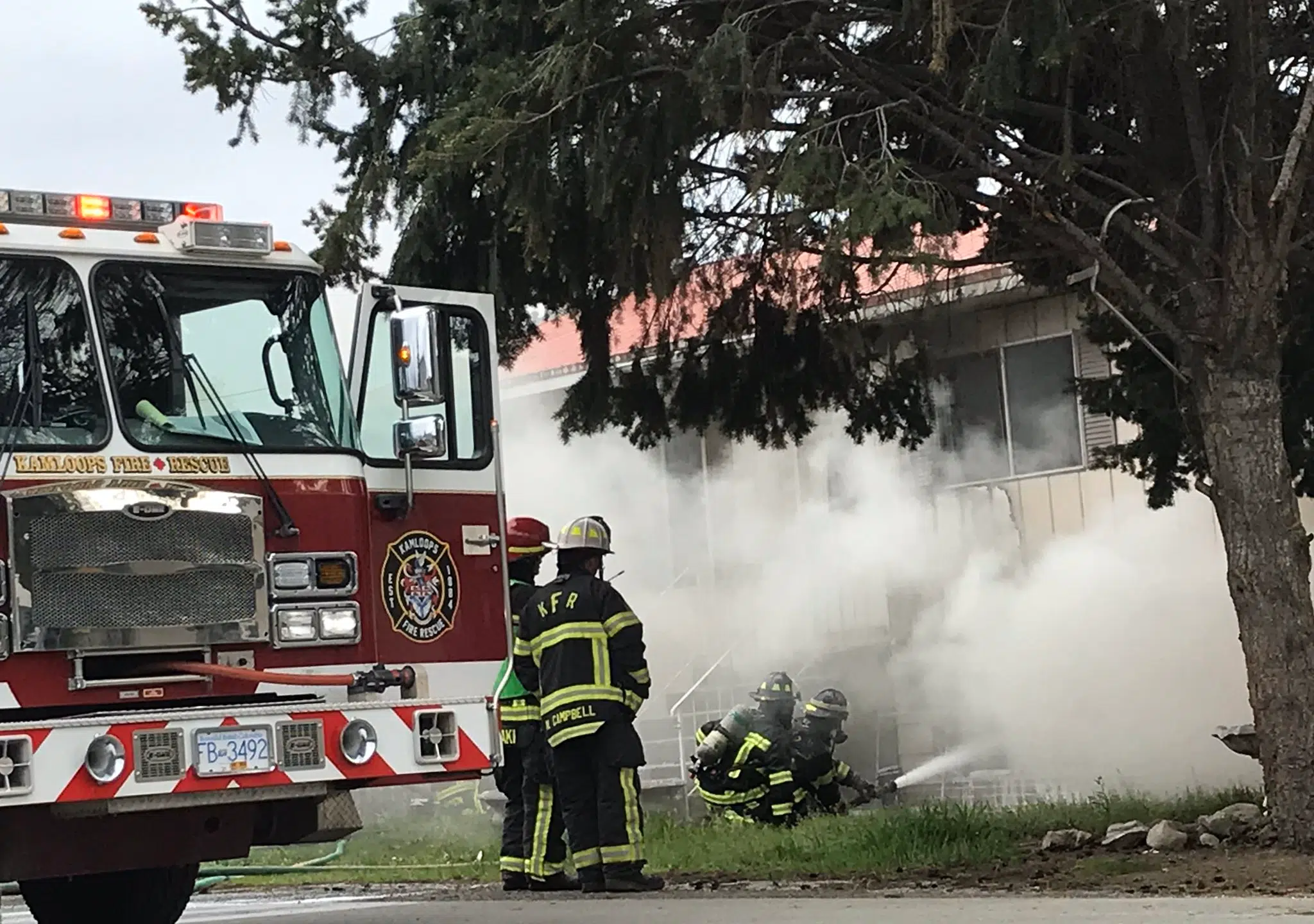 No injuries after mayday call during 'suspicious' house fire on Carson Crescent