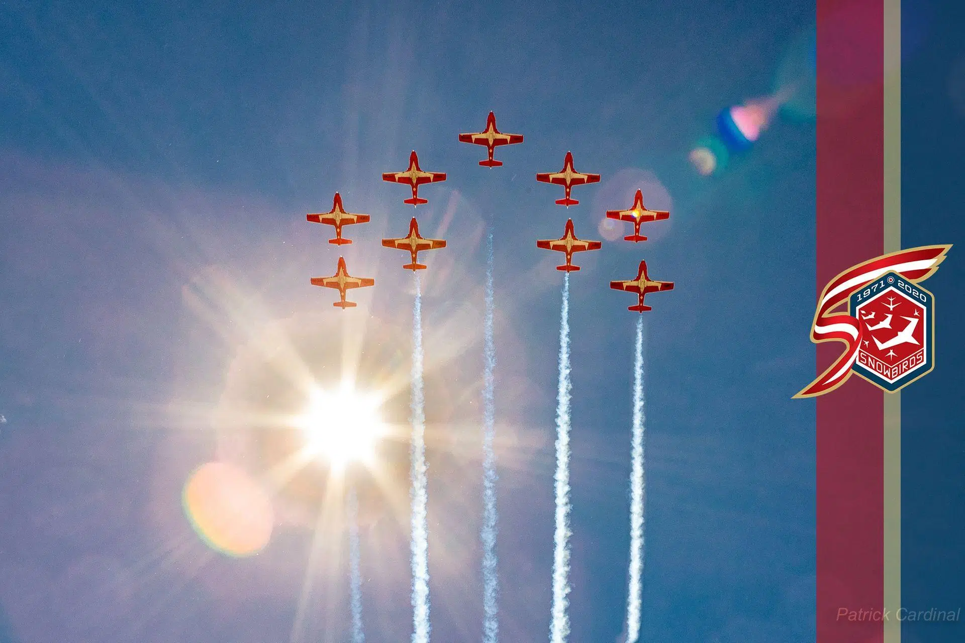 Snowbirds making a rare appearance over Kamloops on Saturday afternoon
