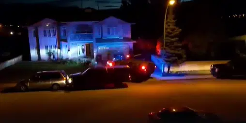 Five people arrested after Merritt neighbourhood kept up by large police presence late Wednesday night