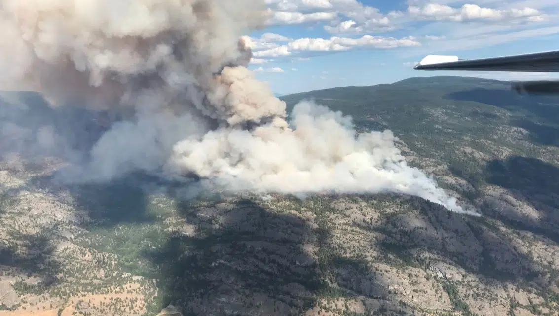 Updated- Evacuation orders in effect as wildfire breaks out near Okanagan Falls