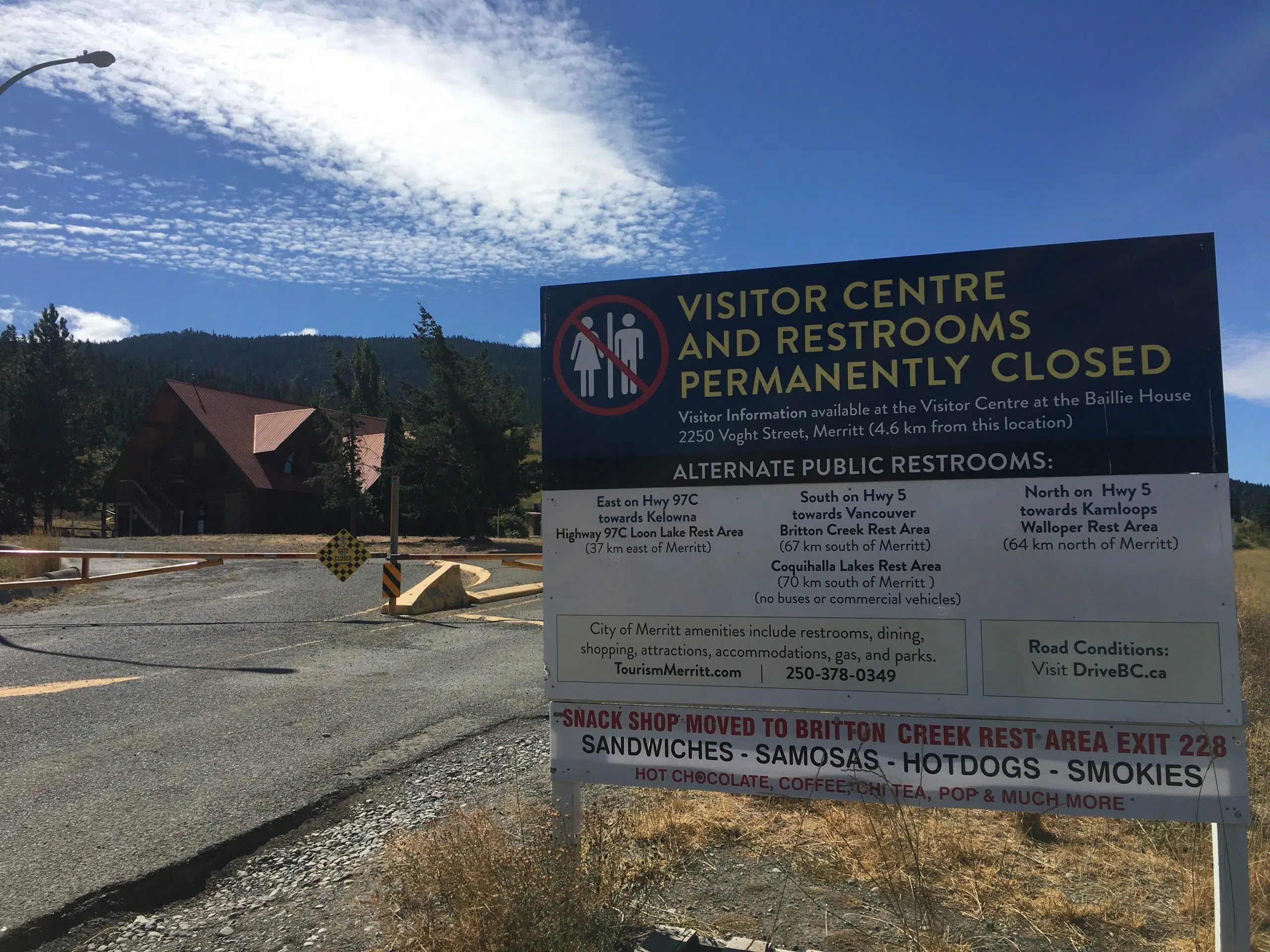 Merritt gets bills covered for cleaning up garbage, human waste at former Coquihalla rest stop