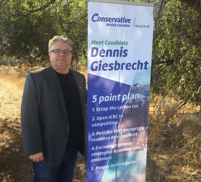 Dennis Giesbrecht to run for BC Conservatives in Kamloops-North Thompson
