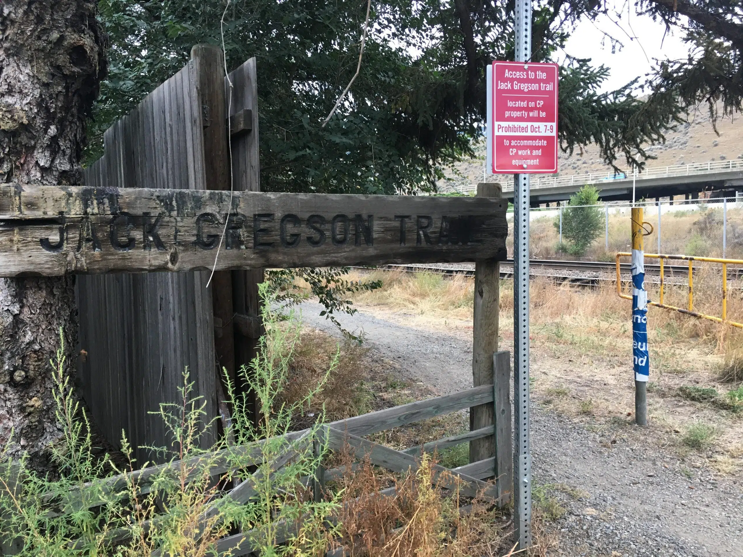 CP Rail permanently closing trail in downtown Kamloops to make room for track expansion