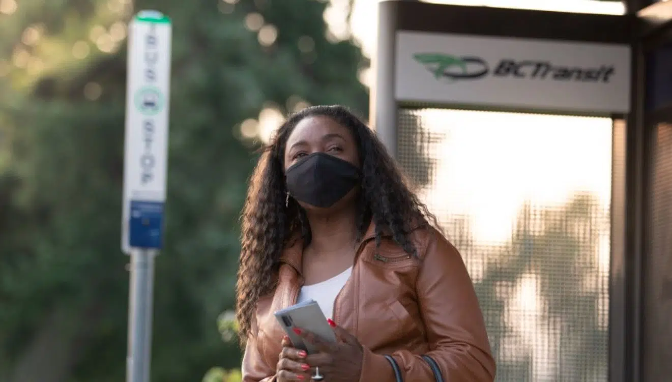 Face masks required while waiting for BC Transit buses in Kamloops