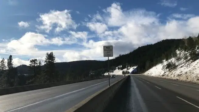 Far lane now off limits for commercial vehicles on section of Coquihalla Highway