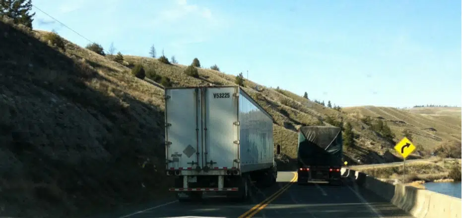 TNRD wants more information after concerns raised about semi trucks on Highway 5A