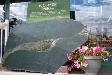 Massive jade boulder stolen from Cache Creek business remains missing