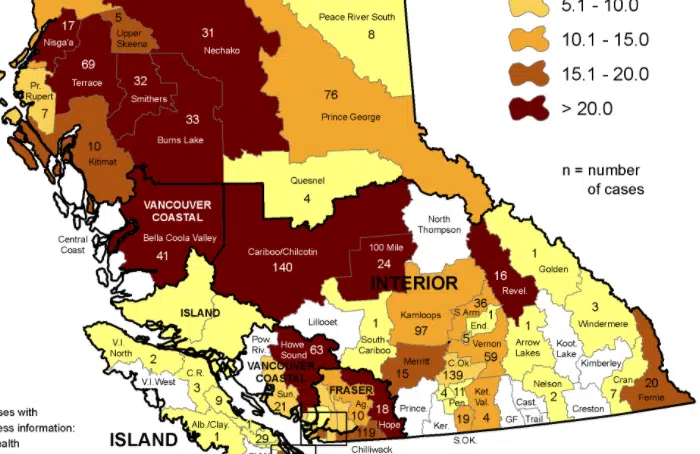 Ninety-seven COVID-19 cases reported in Kamloops LHA in past week; Health Minister asks people to 'dig in'