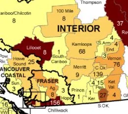 Sixty-eight new COVID-19 cases reported in Kamloops area between Dec. 27 and Jan. 2