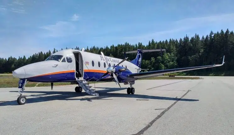 Pacific Coastal launching Kamloops to Vancouver flight today