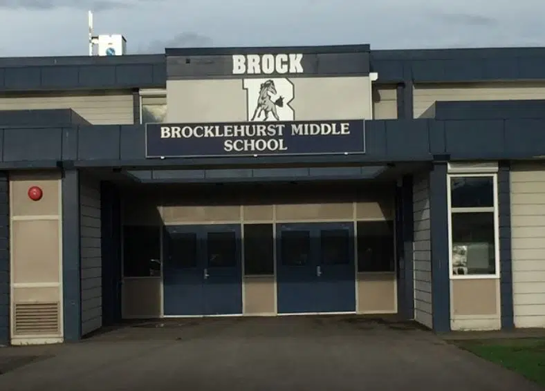 Two teenagers arrested after uttering threats near Brock Middle School