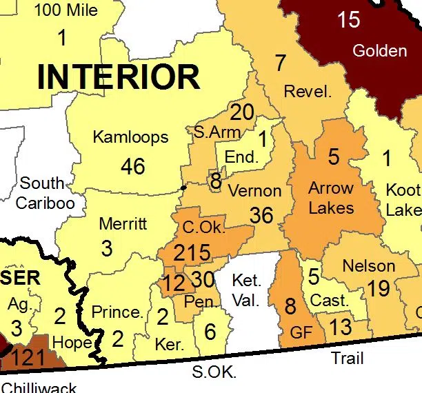 Kamloops area records 46 new COVID-19 cases between April 18 and 24