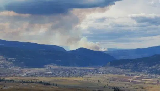 Homes west of Merritt under evacuation alert due to new wildfire