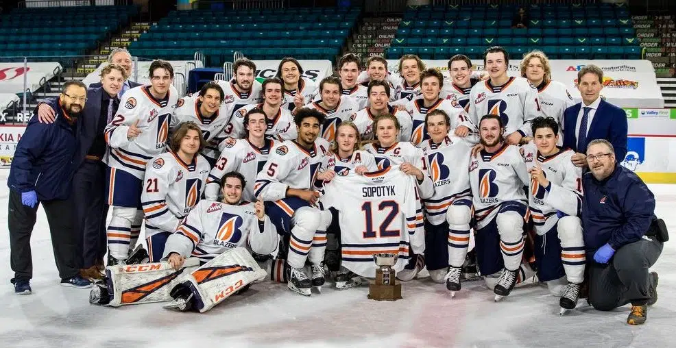 Blazers crowned B.C. Division champions; beat Prince George 4-0 in final game of WHL season