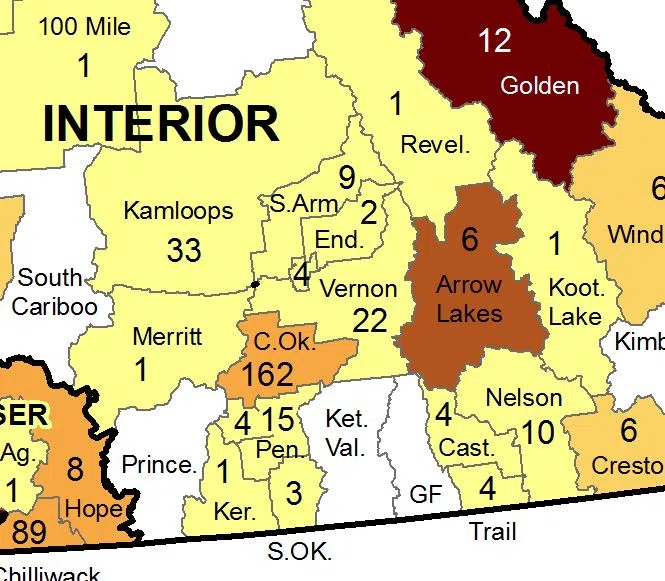 Kamloops area records 33 new COVID-19 cases between May 2 and May 8