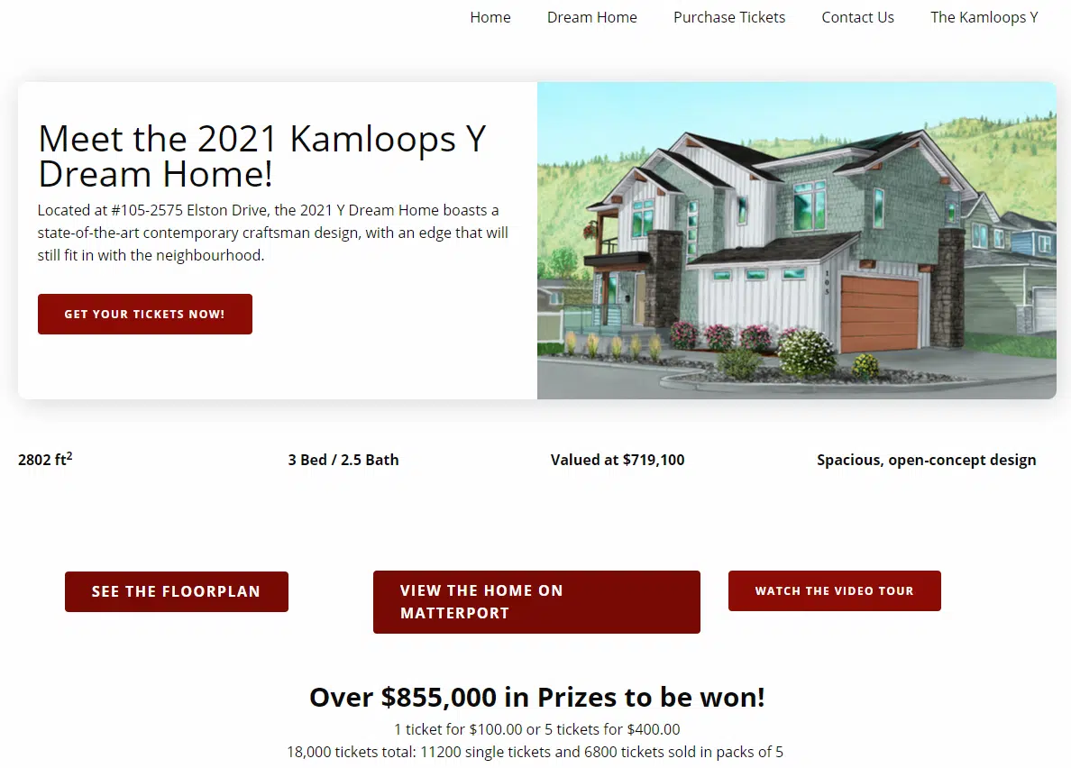 UPDATE: Y Dream Home lottery website back up and running after crashing this morning
