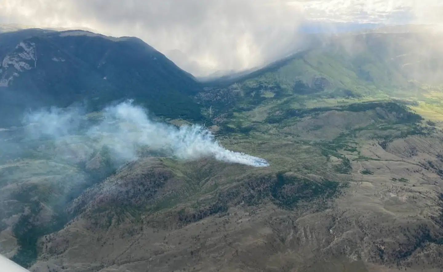 UPDATE - Hat Creek Road fire near Ashcroft being held at 19 hectares in size