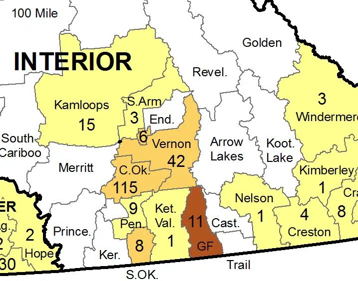 Kamloops area records just 15 new COVID-19 cases between May 30 and June 5