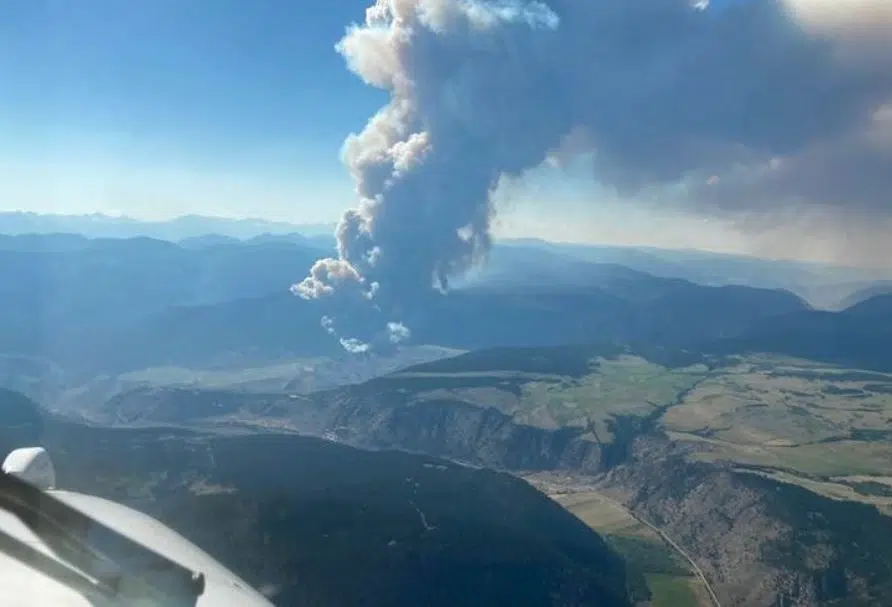 McKay Creek wildfire near Lillooet grows to 5,000 hectares; evacuations in place