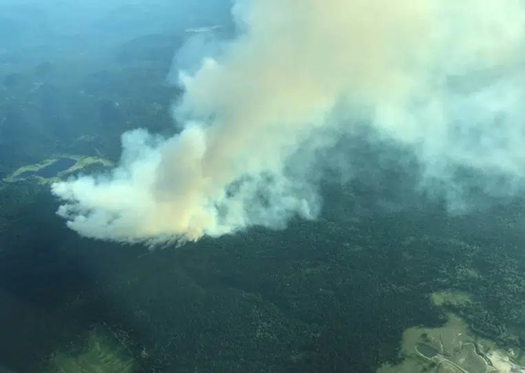 UPDATE: Sparks Lake wildfire 100 hectares; nine properties on evacuation alert