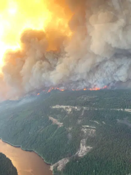 UPDATE: Sparks Lake wildfire evacuation covering 163 properties; fire grows to 20,000 hectares