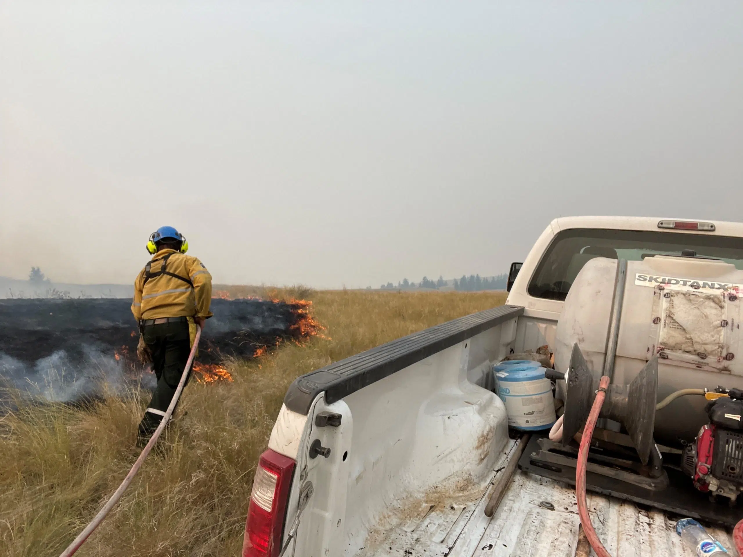 UPDATE - Kamloops firefighters making progress in battling 33 hectare fire south of Aberdeen near Jacko Lake