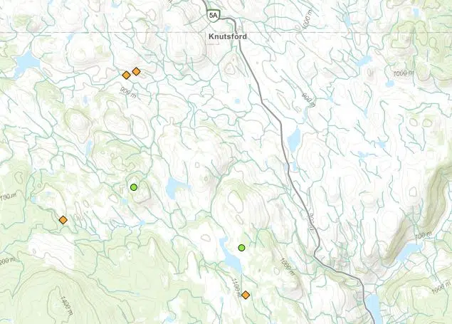 Kamloops RCMP investigating series of overnight fires near Knutsford