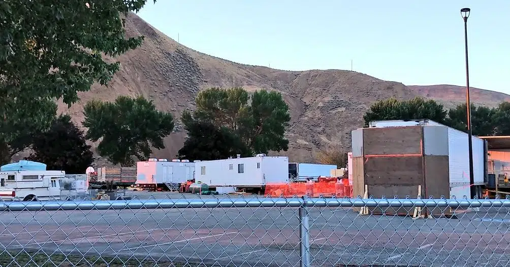 Firefighter camp set up at site of Parkcrest Elementary School in Kamloops