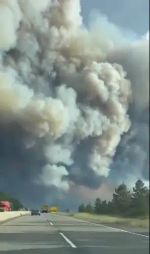 Coquihalla remains closed from July Mountain wildfire; City of Merritt on evacuation alert