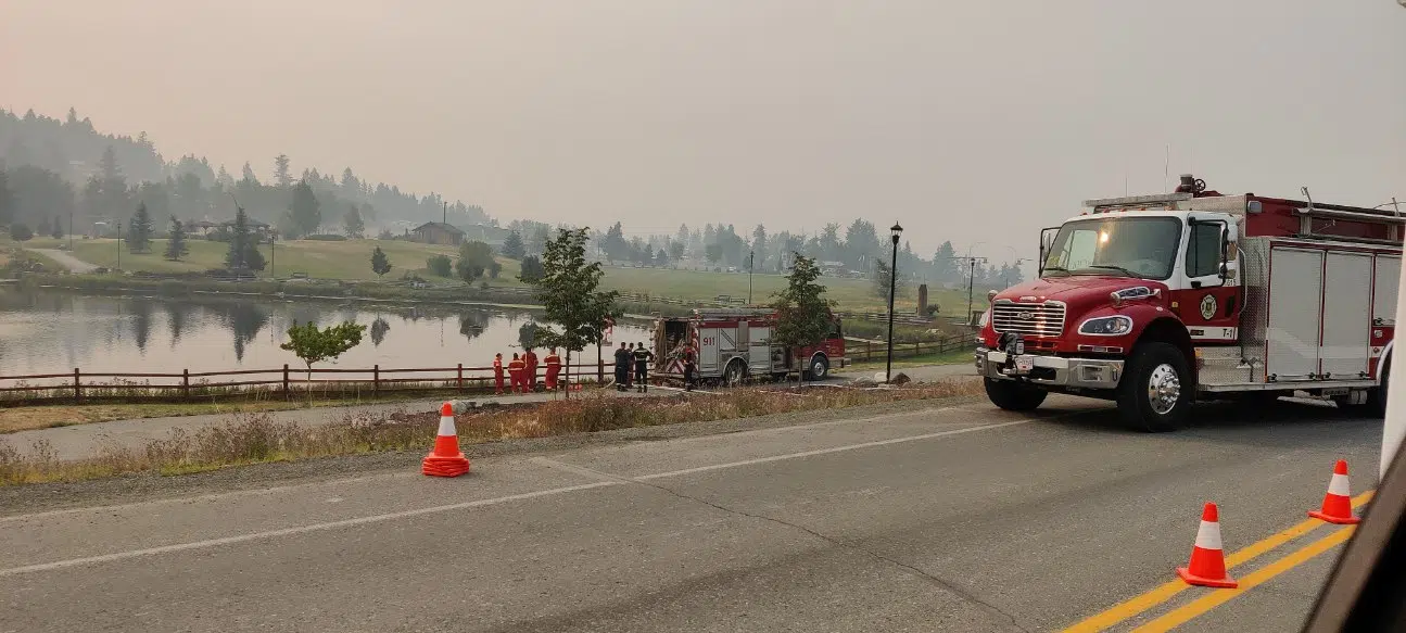 About 175 firefighters in Logan Lake protecting homes, with community evacuated due to nearby wildfire