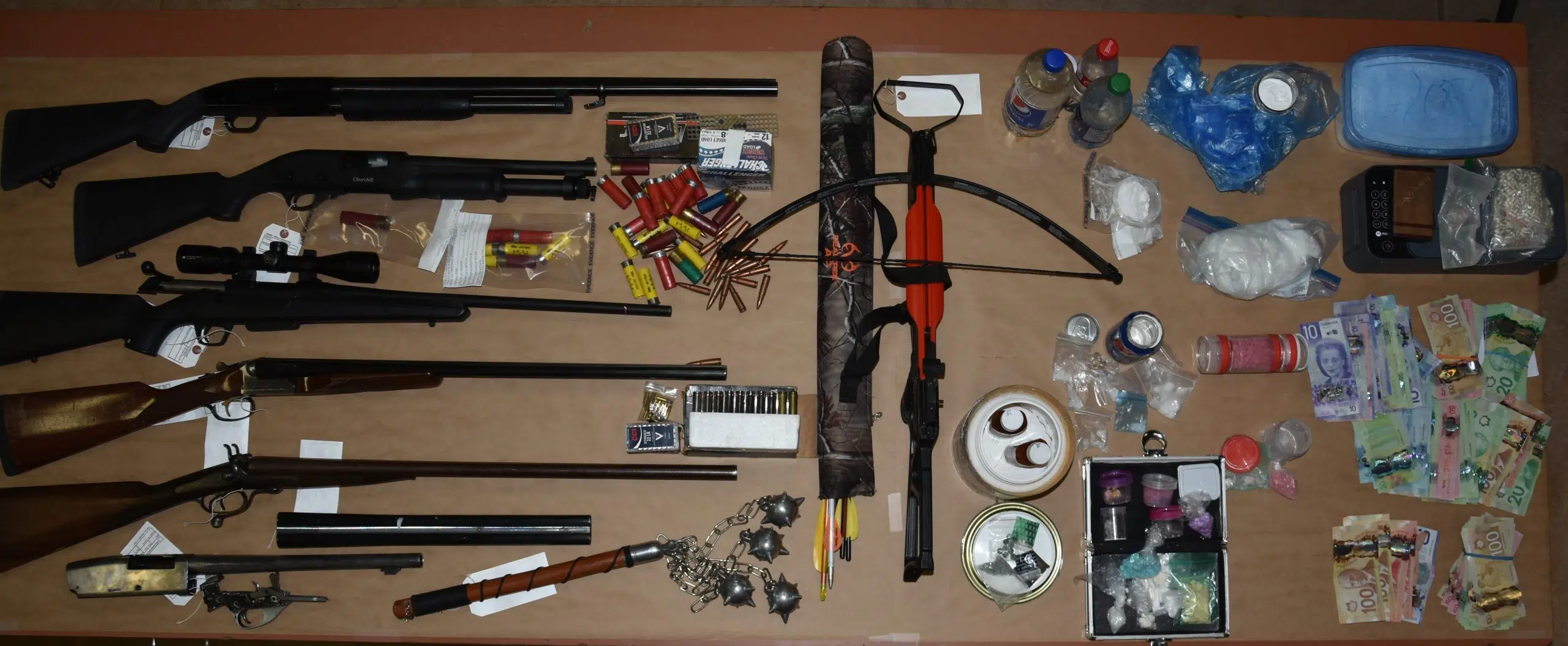 RCMP seize weapons, drugs, and cash from Brandon Ave. house after Oct. 6 stabbing