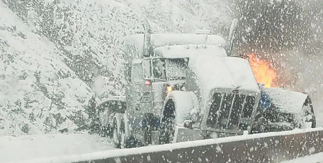 UPDATE - Six people taken to hospital after fiery five-vehicle crash on Coquihalla between Hope and Merritt