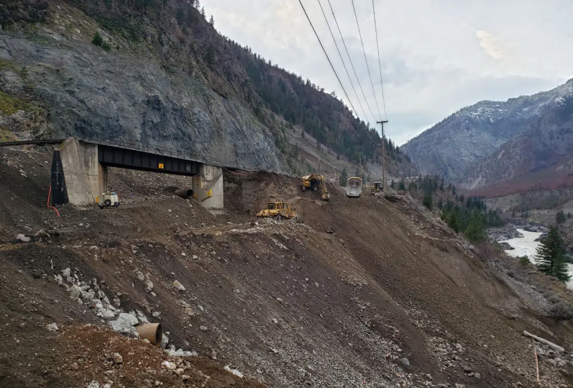 Flood-damaged Trans-Canada Highway could reopen in 'mid January' south of Spences Bridge