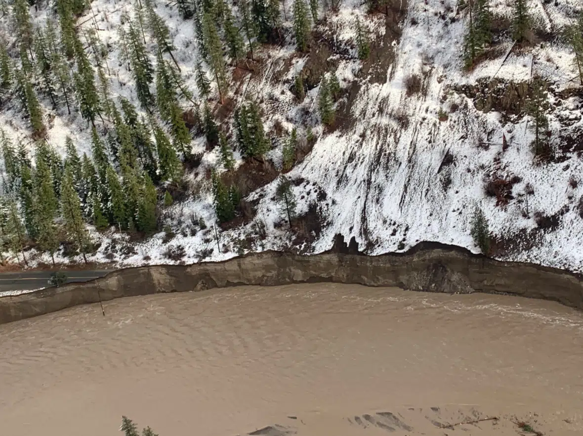 Parts of Highway 8 destroyed by flooding as 37 nearby properties evacuated