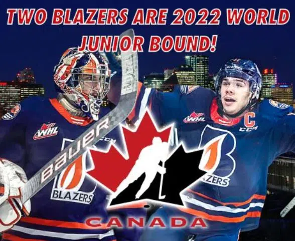 Blazers' Garand, Stankoven named to 25-man Team Canada World Junior roster