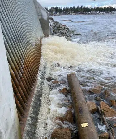 BC Hydro poles travels down three rivers from Merritt to Tsawwassen after November flooding