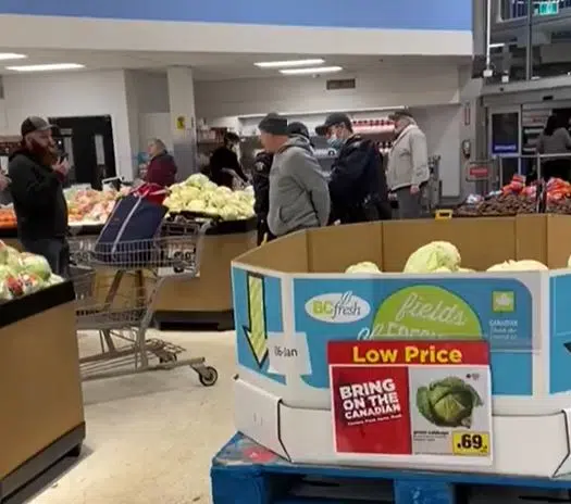 RCMP arrest five, issue 43 tickets after 'Maskless Monday' protest at Kamloops Superstore