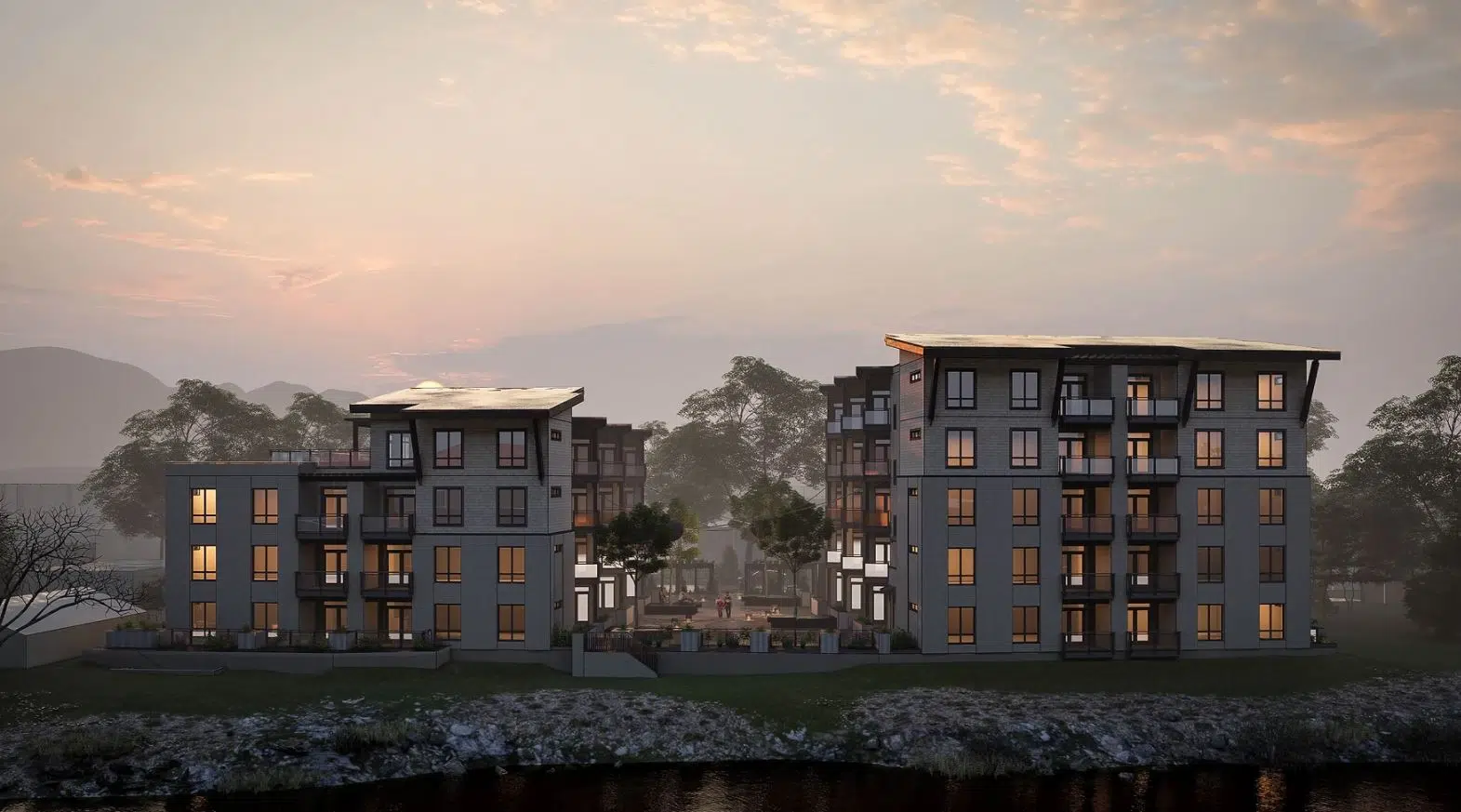 Kamloops developer proposing 64-unit condo buildings along 'underutilized' Thompson riverfront